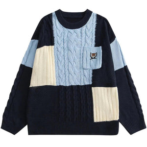 1984® - Color Block Pattern Sweater - 1984brand