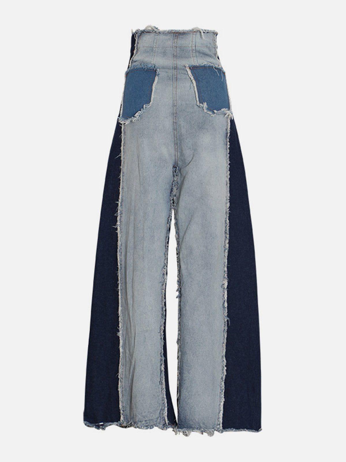 1984® - Color Clash High Waist Jeans - 1984brand