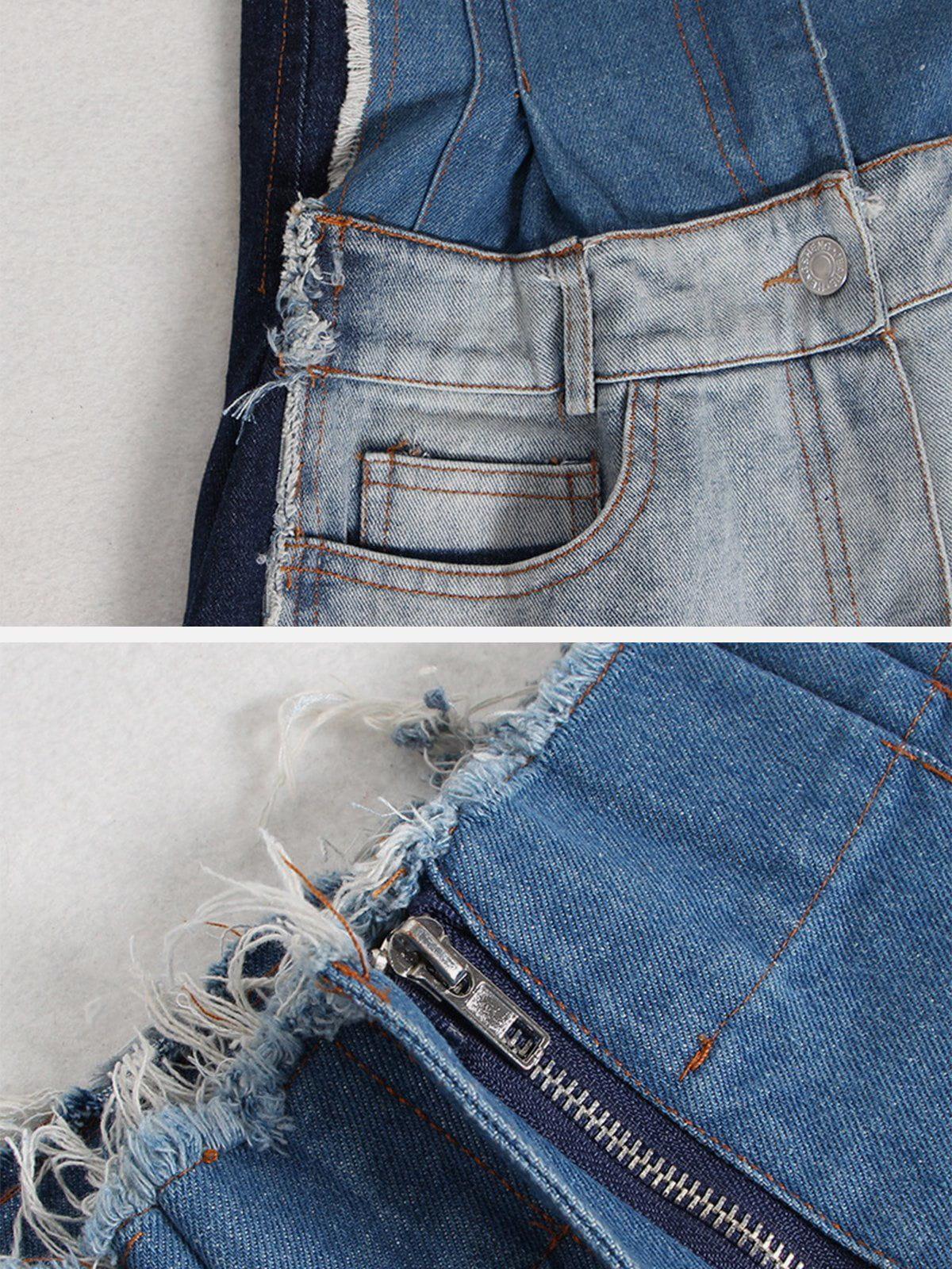 1984® - Color Clash High Waist Jeans - 1984brand