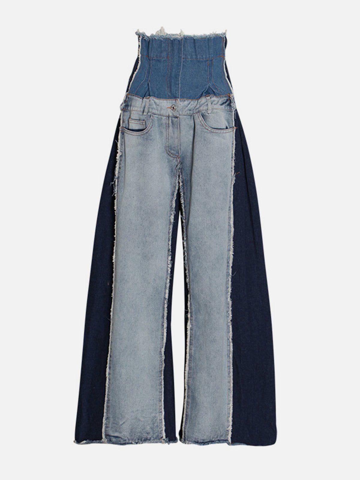 1984® - Color Clash High Waist Jeans - 1984brand