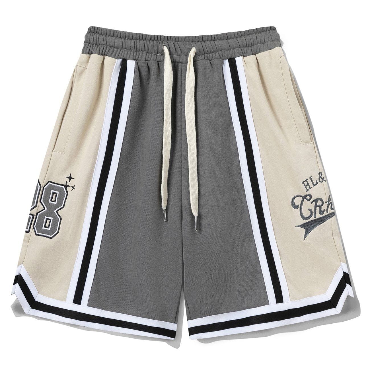 1984® - Color Matching Letter Embroidery Shorts - 1984brand