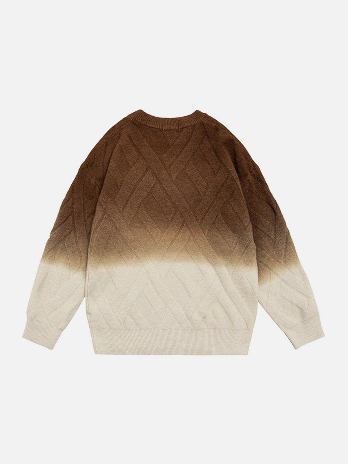 1984® - Colorblock Gradient Sweater - 1984brand