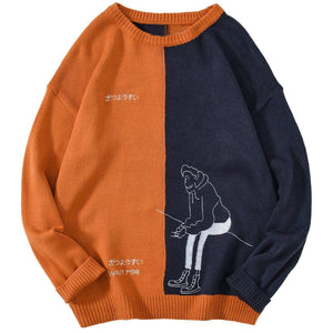 1984® - Colorblock Meditation Knit Sweater - 1984brand