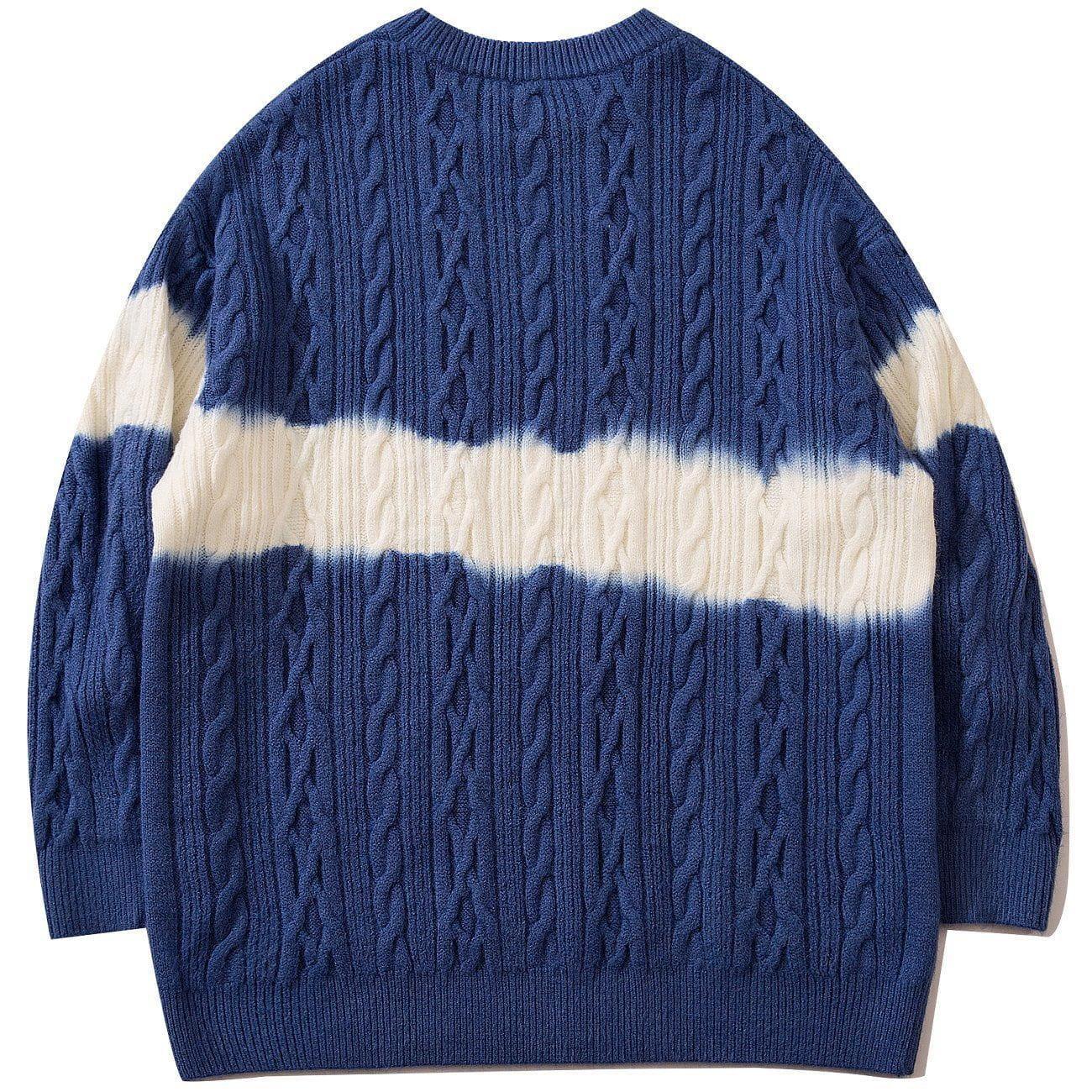 1984® - Contrast Design Knit Sweater - 1984brand