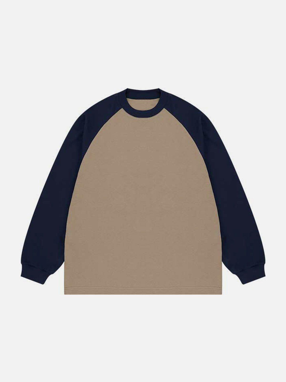 1984® - Contrast Splicing Sweatshirt - 1984brand