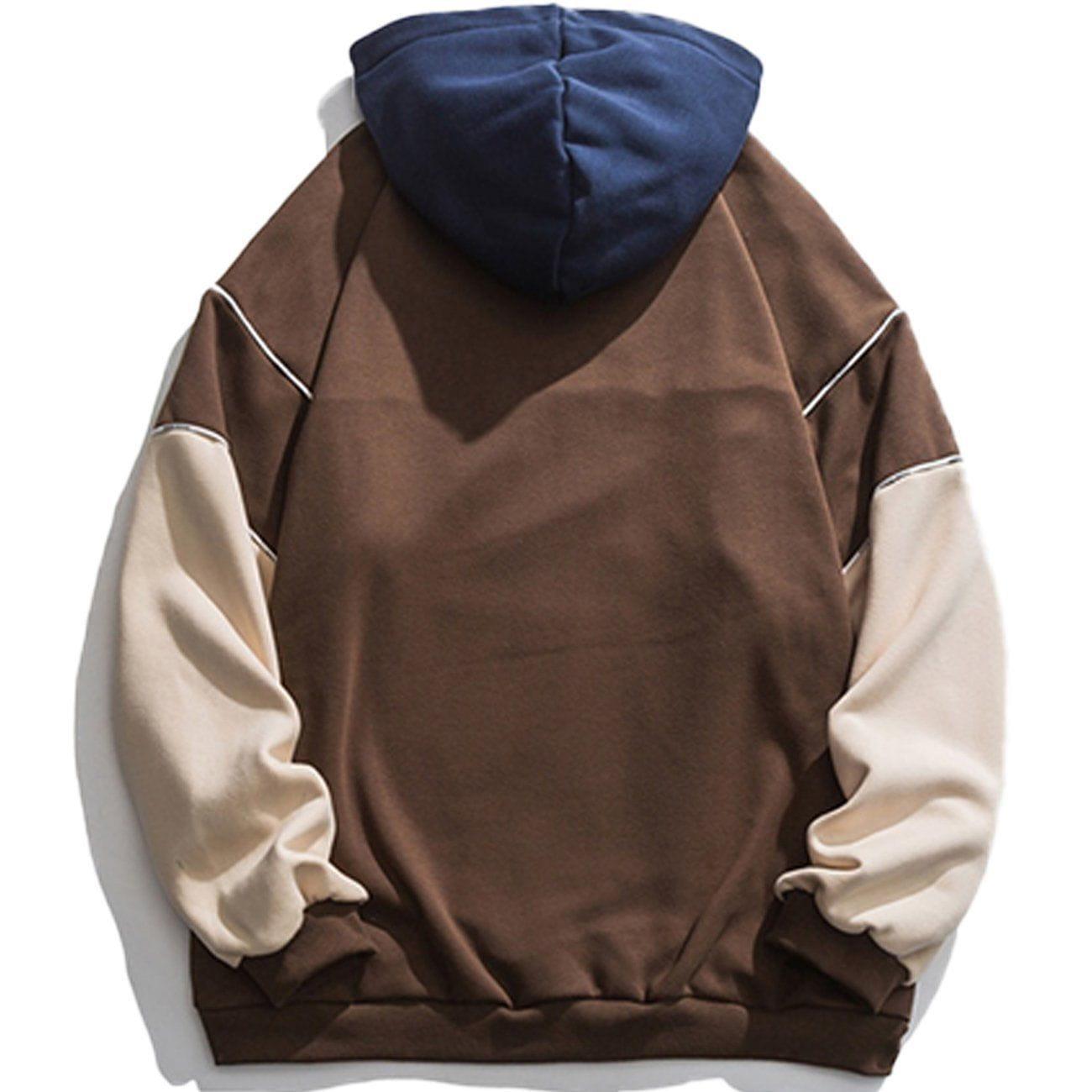 1984® - Contrasting Color Stitching Hoodie - 1984brand
