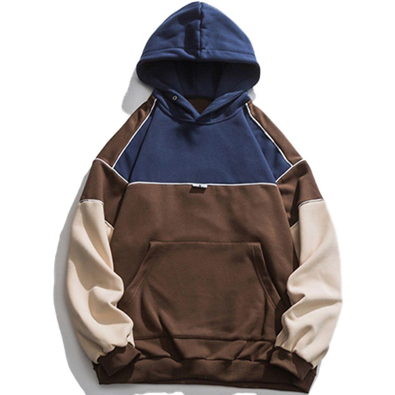1984® - Contrasting Color Stitching Hoodie - 1984brand