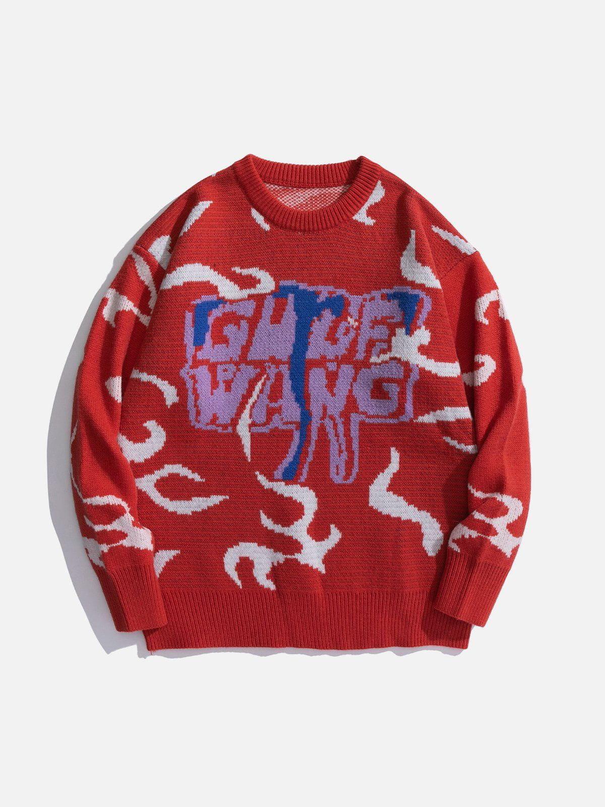 1984® - Contrasting Letters Sweater - 1984brand