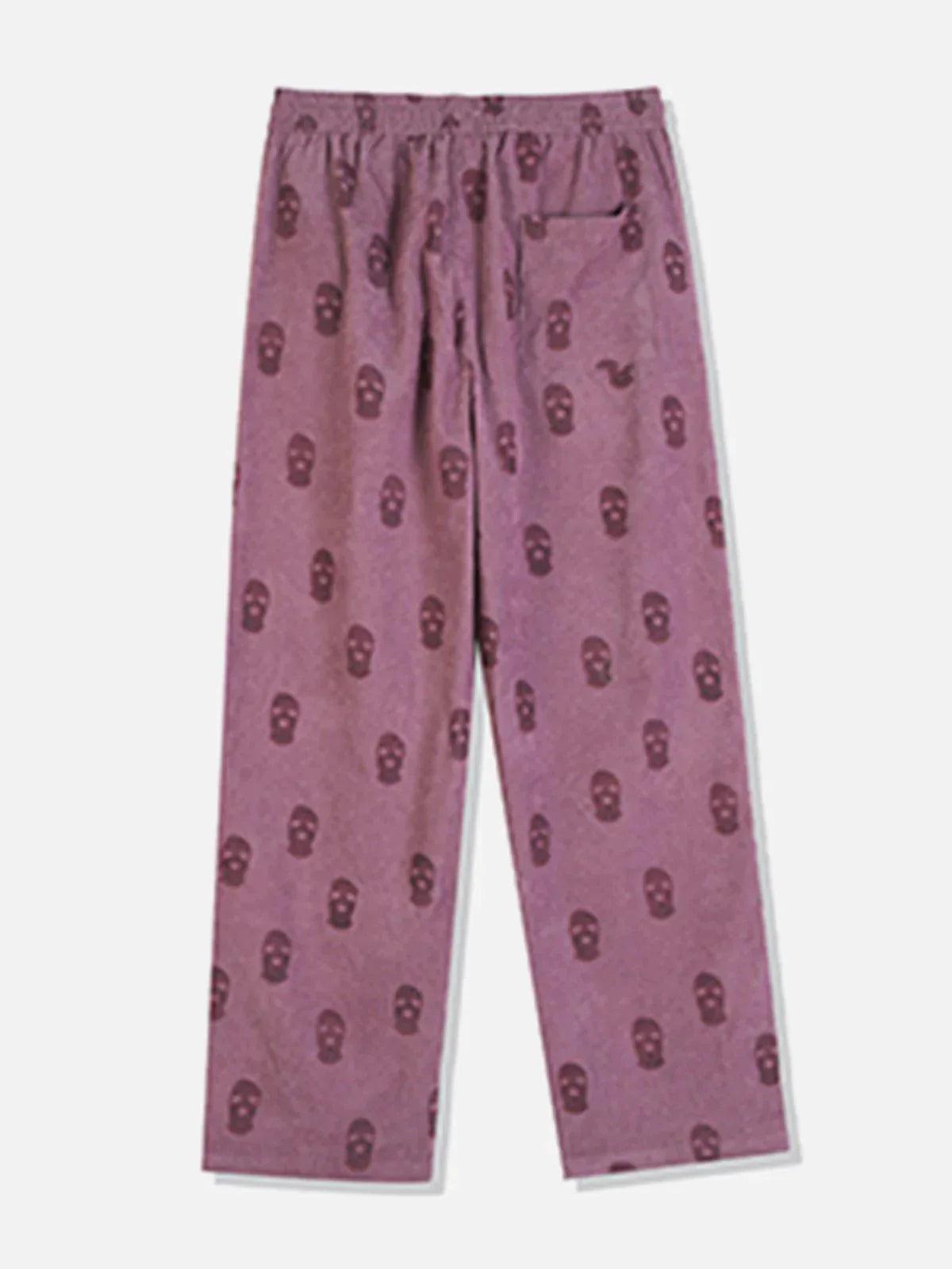 1984® - Corduroy Mask Print Pants - 1984brand