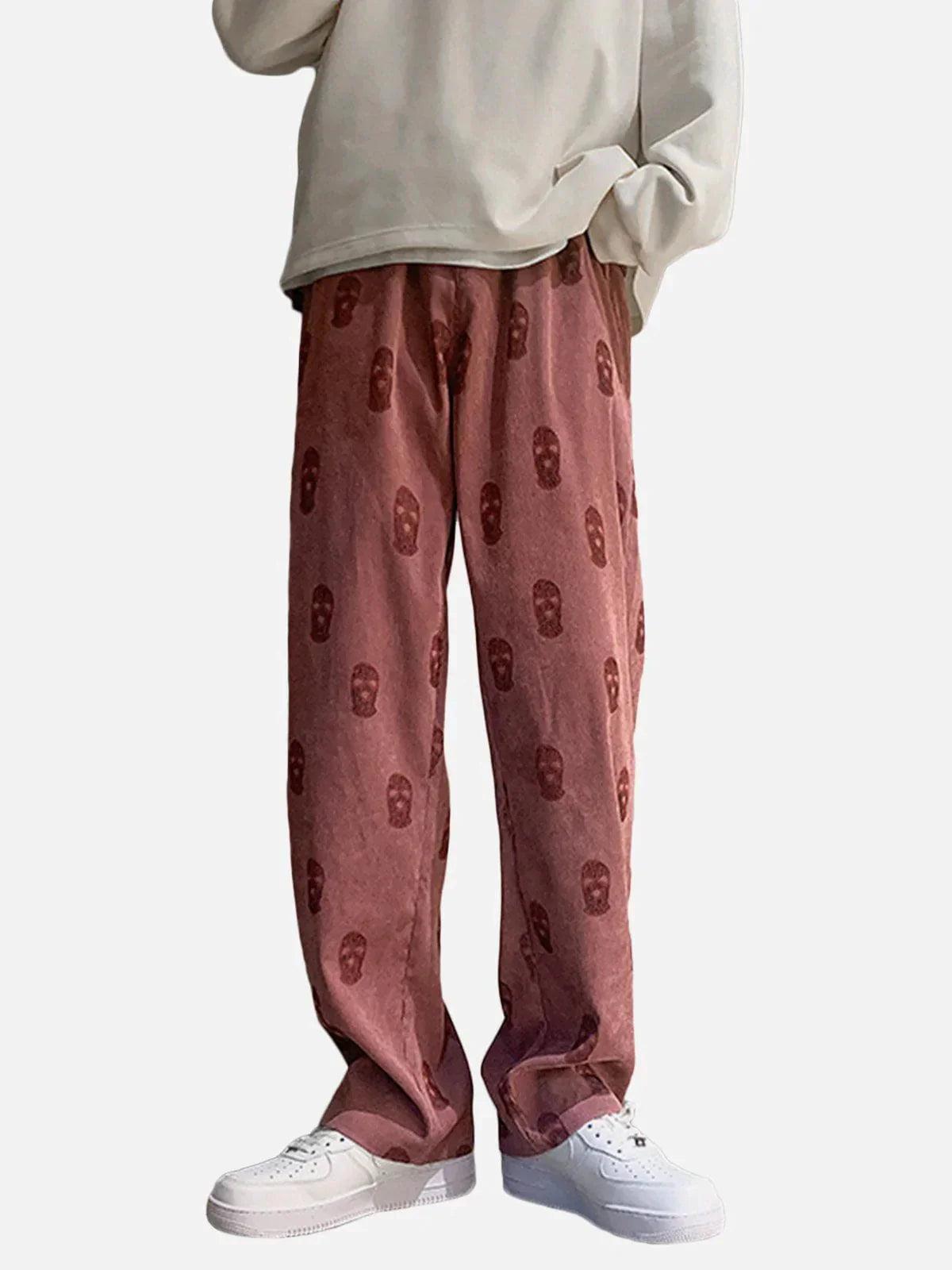 1984® - Corduroy Mask Print Pants - 1984brand