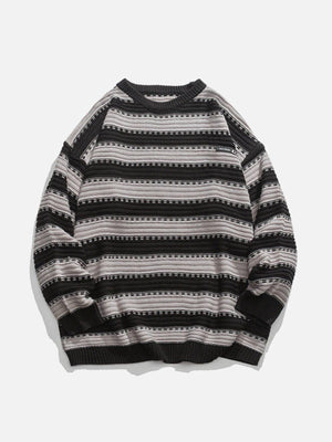 1984® - Crewneck Striped Sweater - 1984brand