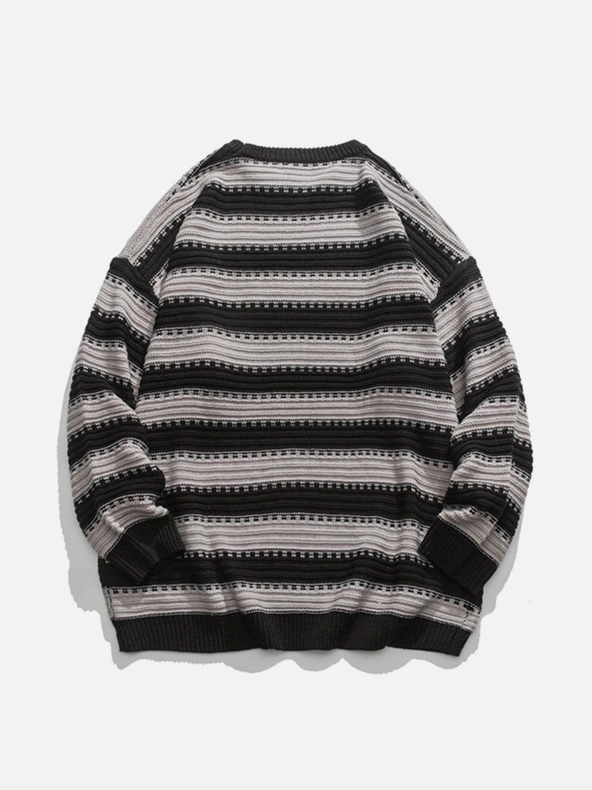 1984® - Crewneck Striped Sweater - 1984brand