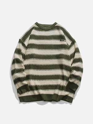 1984® - Crewneck Striped Sweater - 1984brand