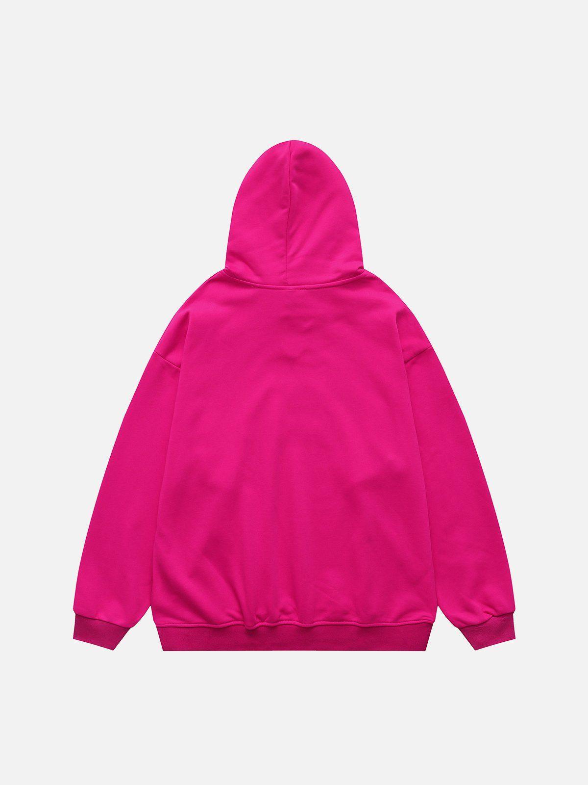 1984® - Cross Star Letter Foam Print Hoodie - 1984brand