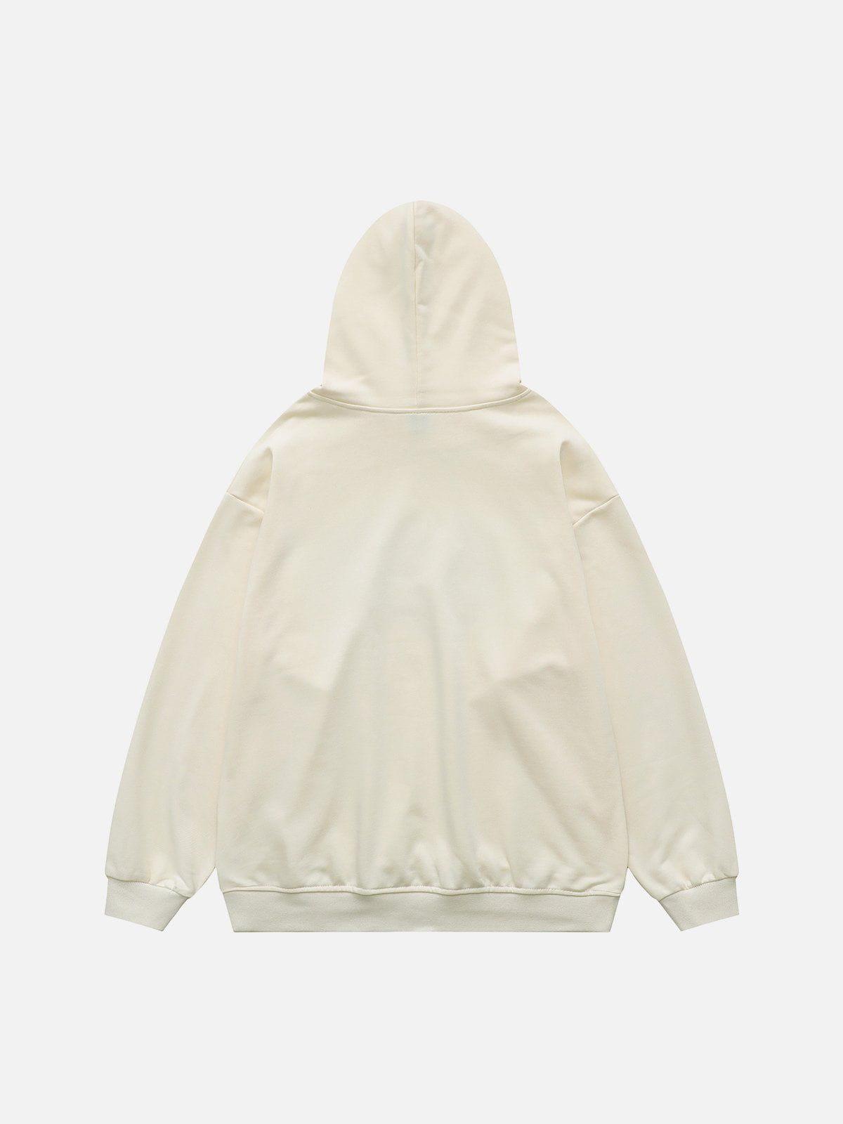 1984® - Cross Star Letter Foam Print Hoodie - 1984brand