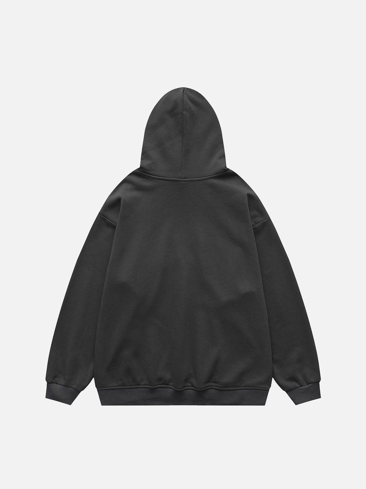 1984® - Cross Star Letter Foam Print Hoodie - 1984brand