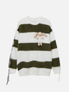 1984® - Cute Rabbit Stripe Mohair Sweater - 1984brand