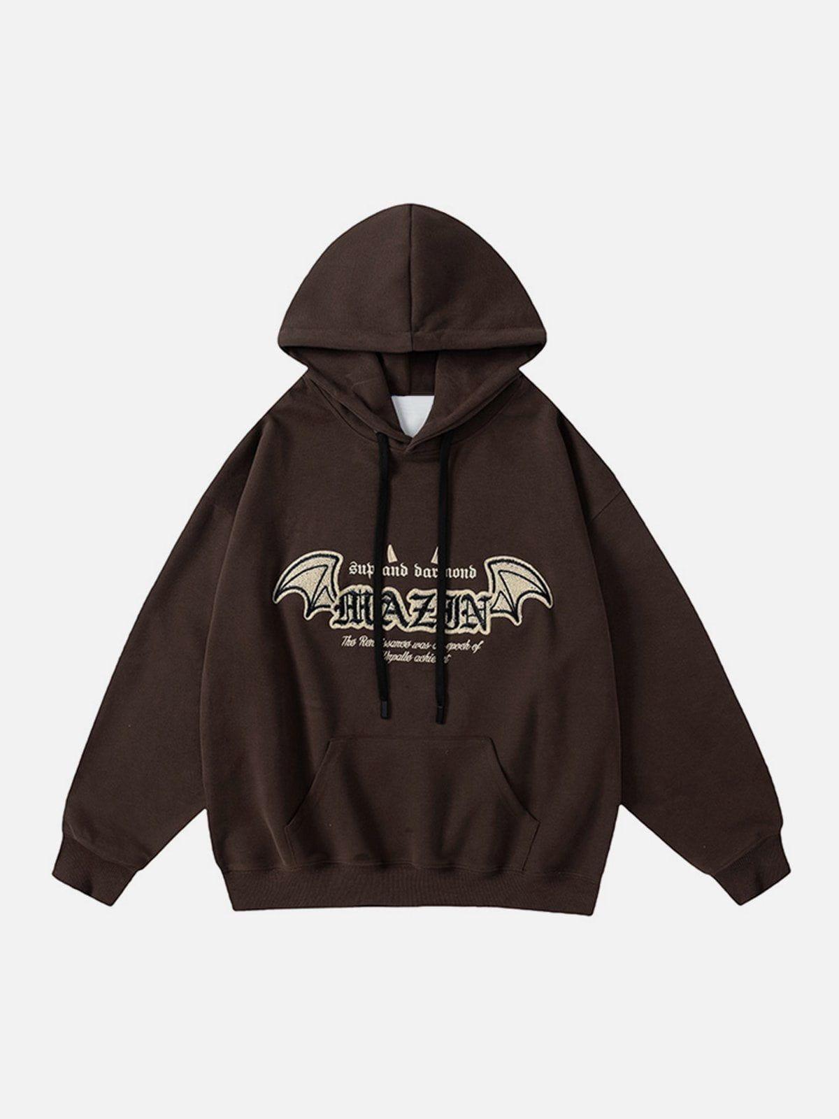 1984® - Devil's Wings Embroidery Hoodie - 1984brand