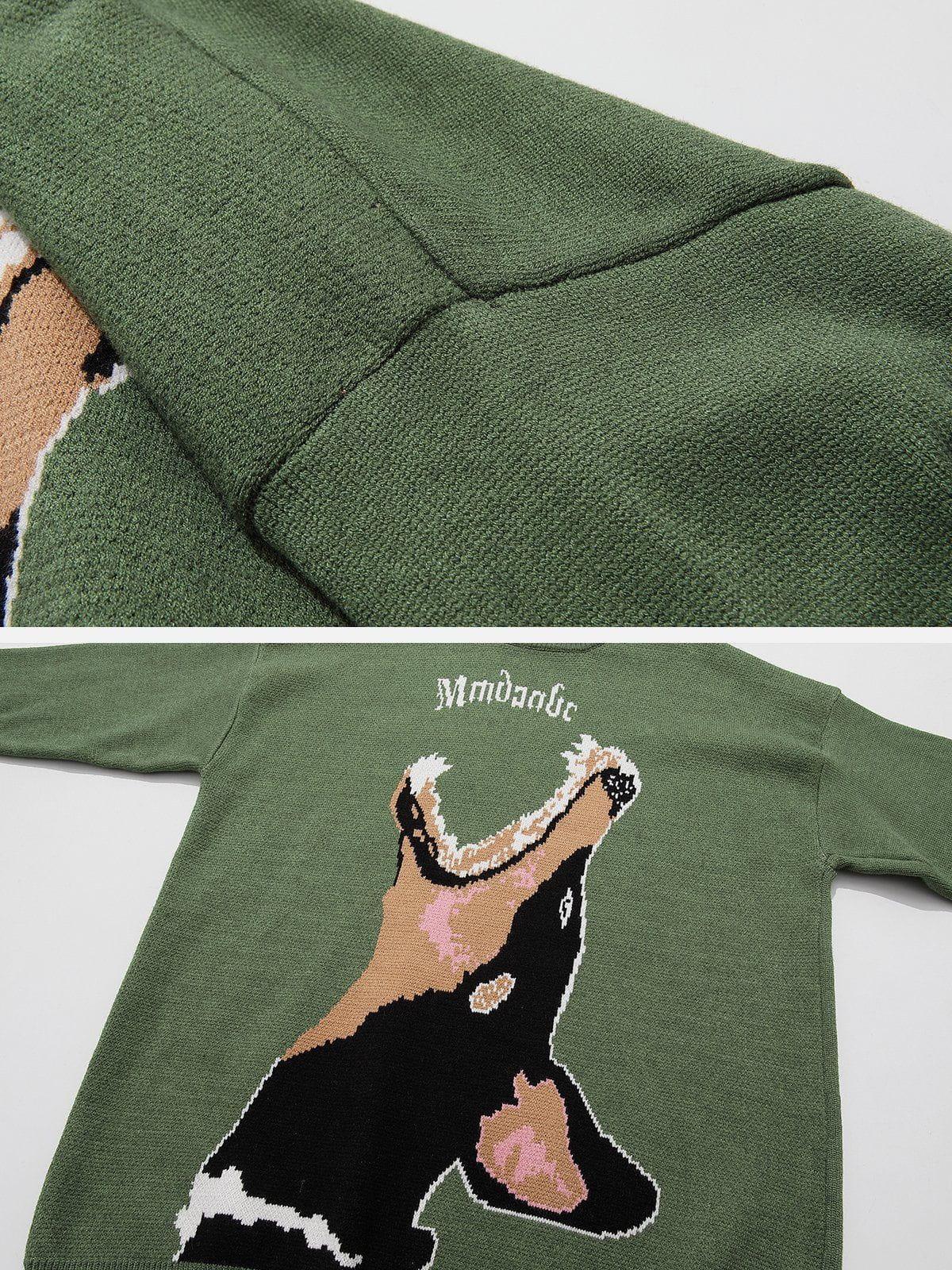 1984® - Dog Head Print Sweater - 1984brand