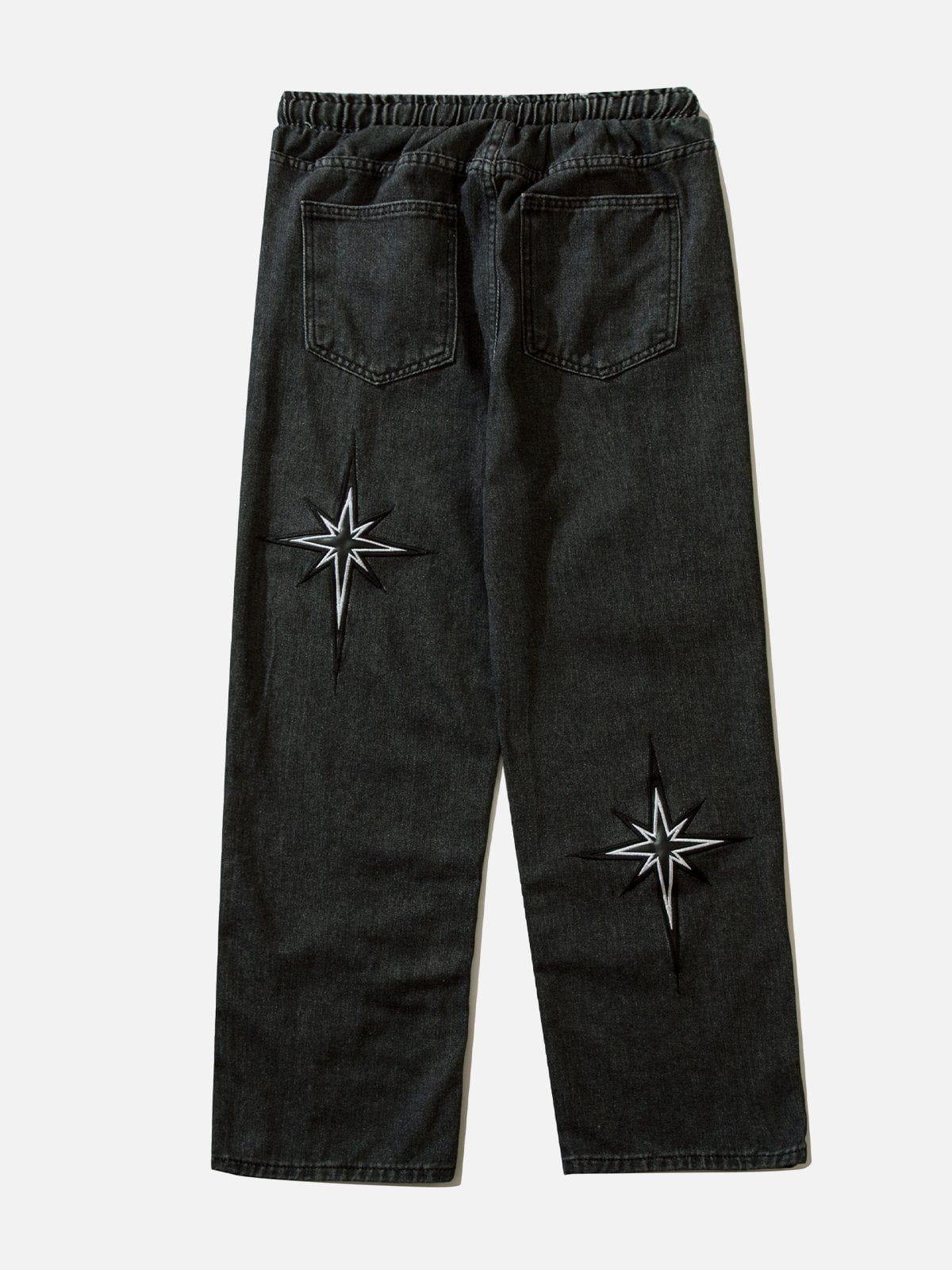 1984® - Embroidered Drawstring Jeans - 1984brand