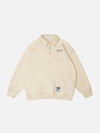 1984® - Embroidered Heart Button Lapel Sweatshirt - 1984brand