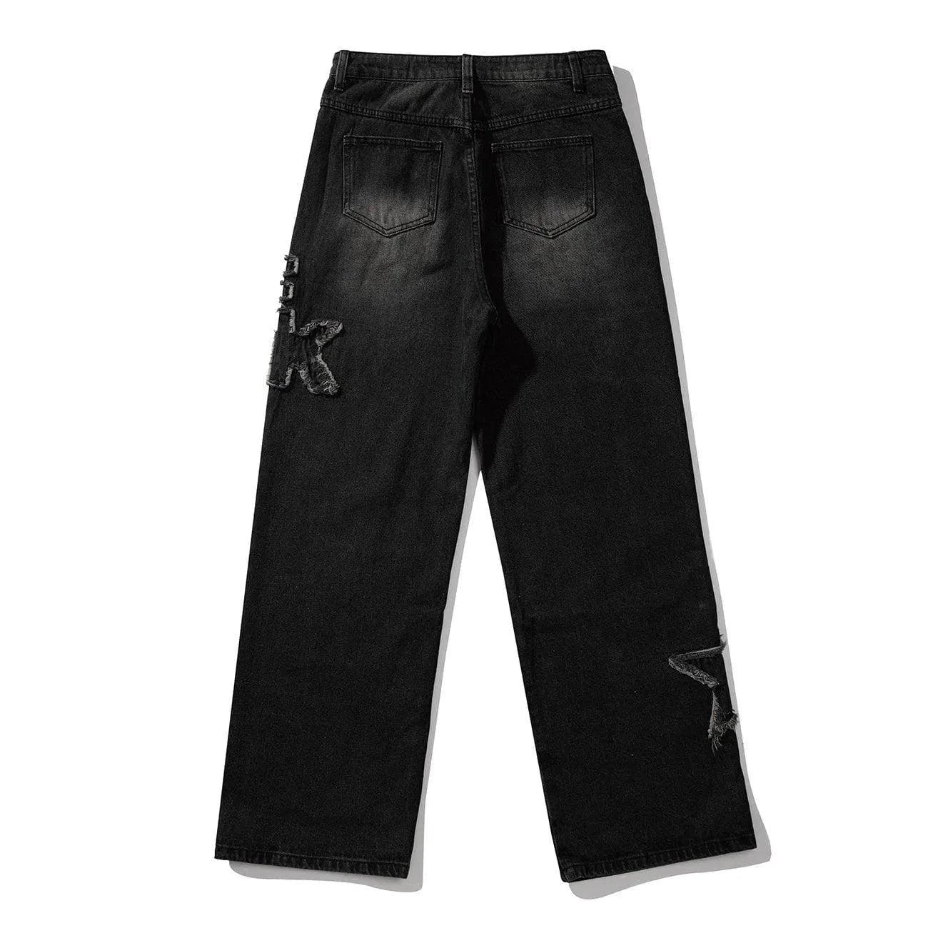 1984® - Embroidered Letter Jeans - 1984brand