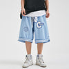 1984® - Embroidered Letters Striped Drawstring Shorts - 1984brand