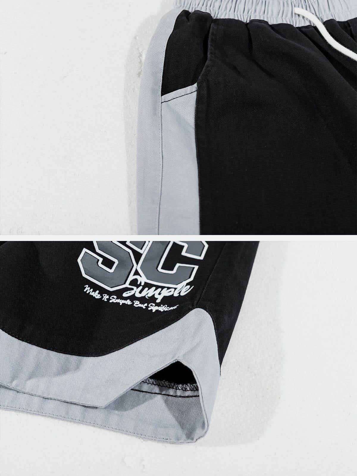 1984® - Embroidered Patchwork Shorts - 1984brand