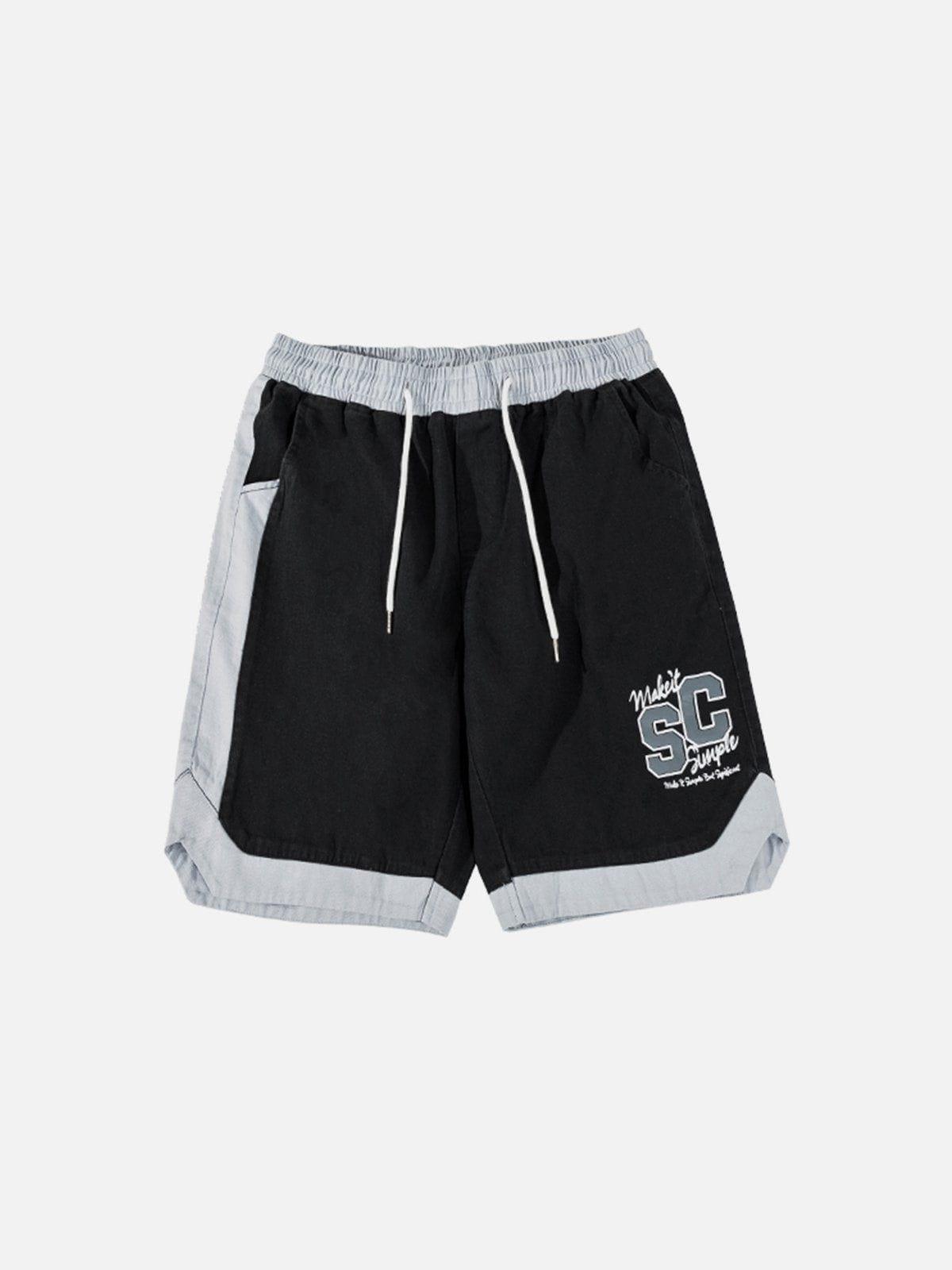 1984® - Embroidered Patchwork Shorts - 1984brand