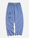 1984® - Embroidered Rabbit Head Drawstring Pants - 1984brand