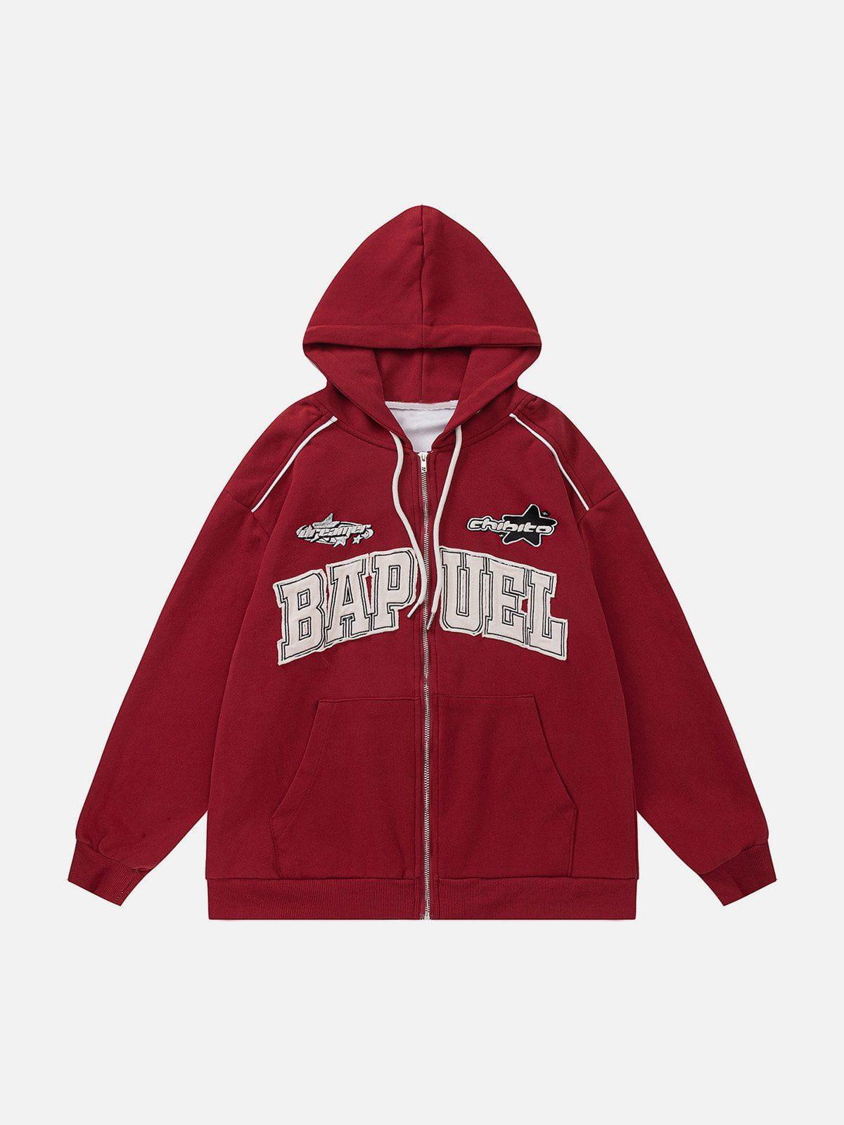 1984® - Embroidered Star Letter Hoodie - 1984brand