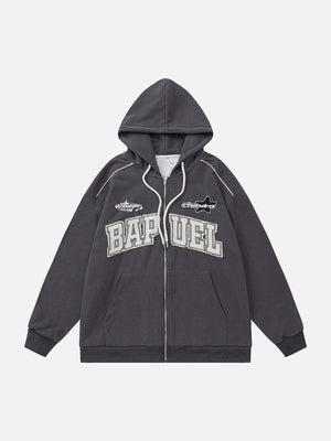 1984® - Embroidered Star Letter Hoodie - 1984brand