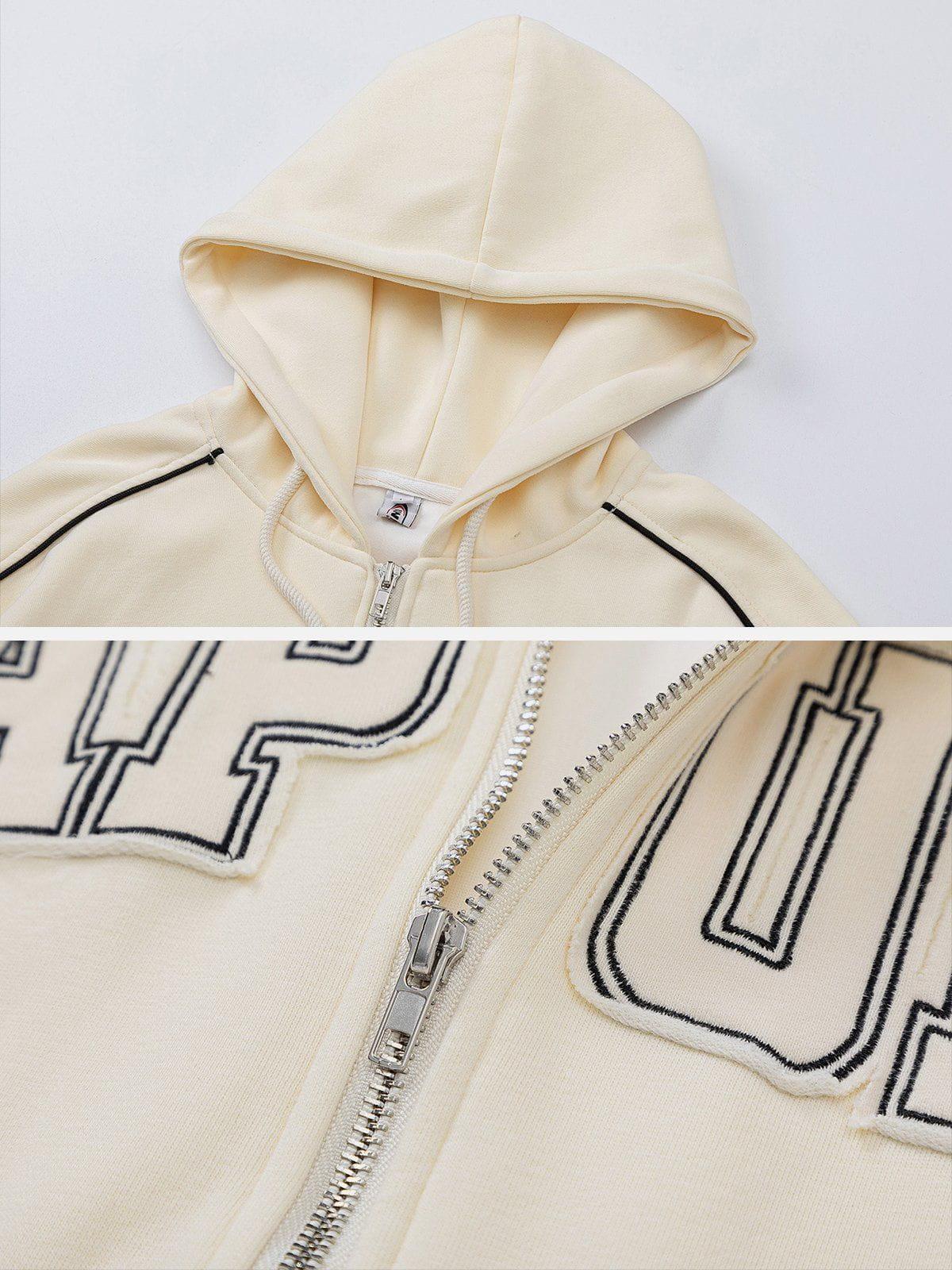 1984® - Embroidered Star Letter Hoodie - 1984brand