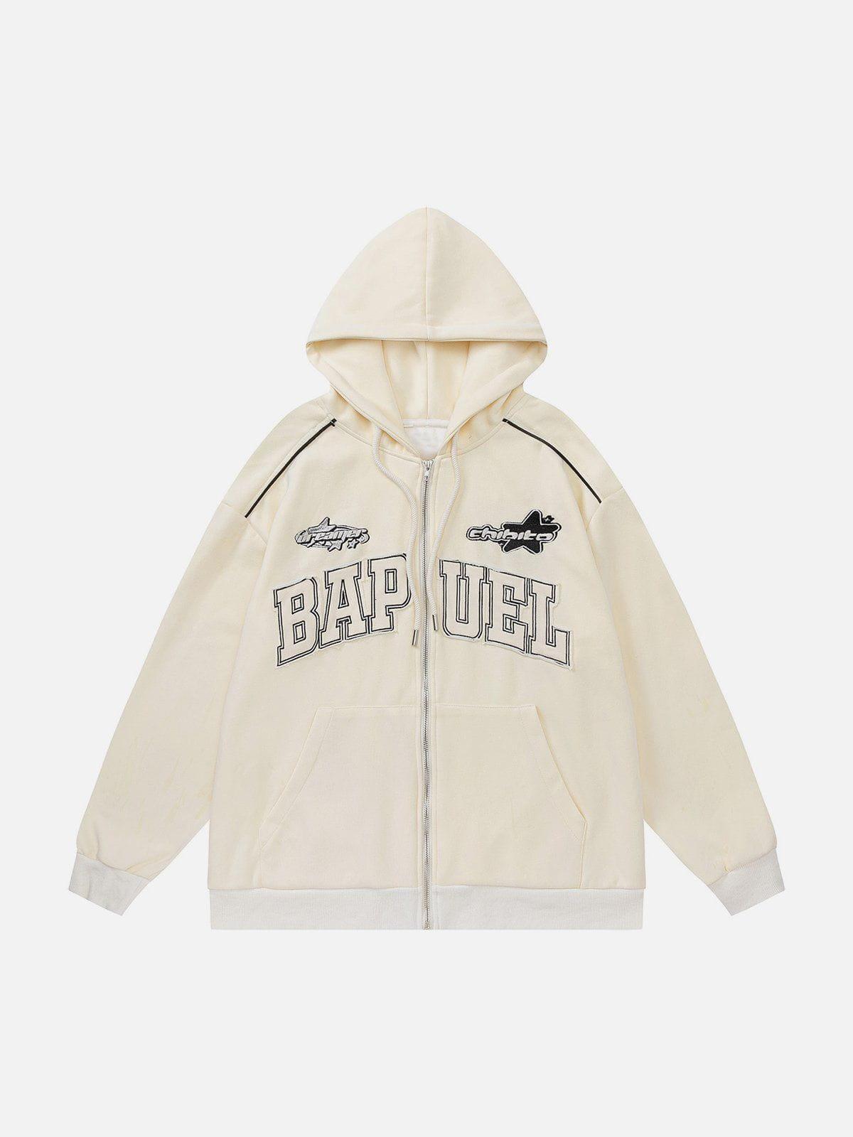 1984® - Embroidered Star Letter Hoodie - 1984brand