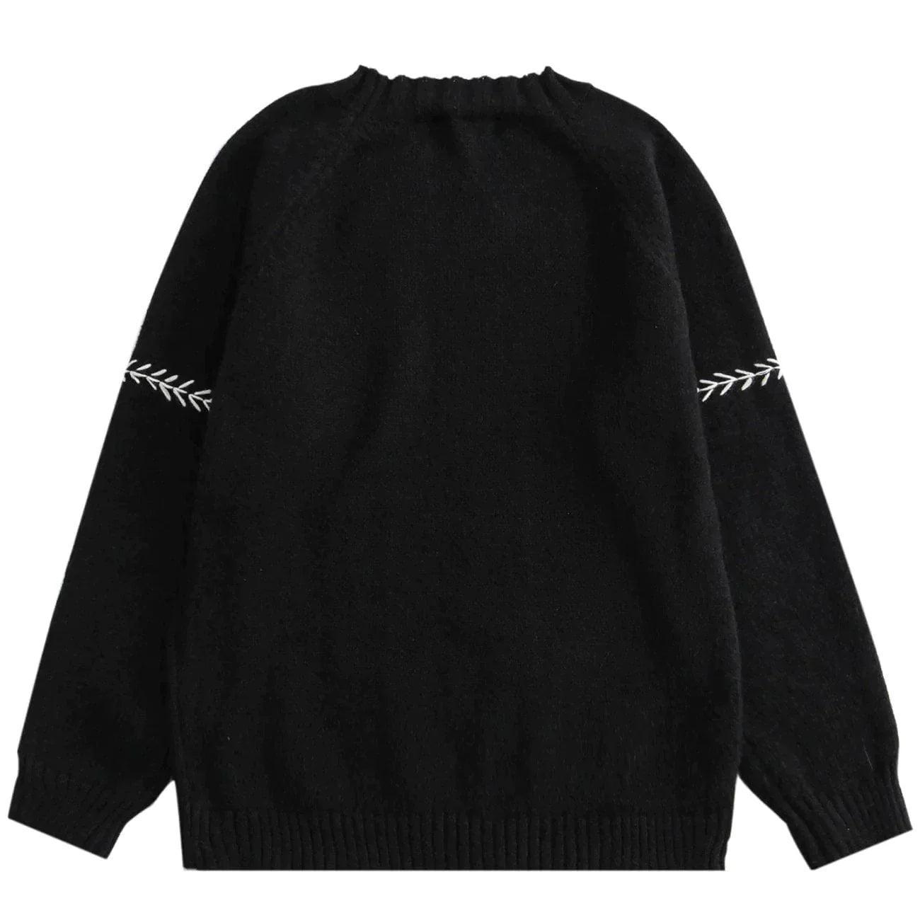 1984® - Embroidery Bear Knit Sweater - 1984brand