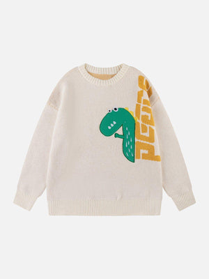 1984® - Embroidery Dinosaur Graphic Sweater - 1984brand