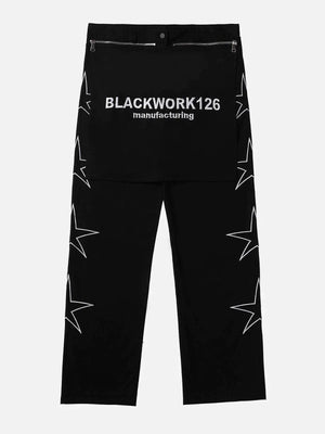 1984® - Embroidery Letters Star Pants - 1984brand