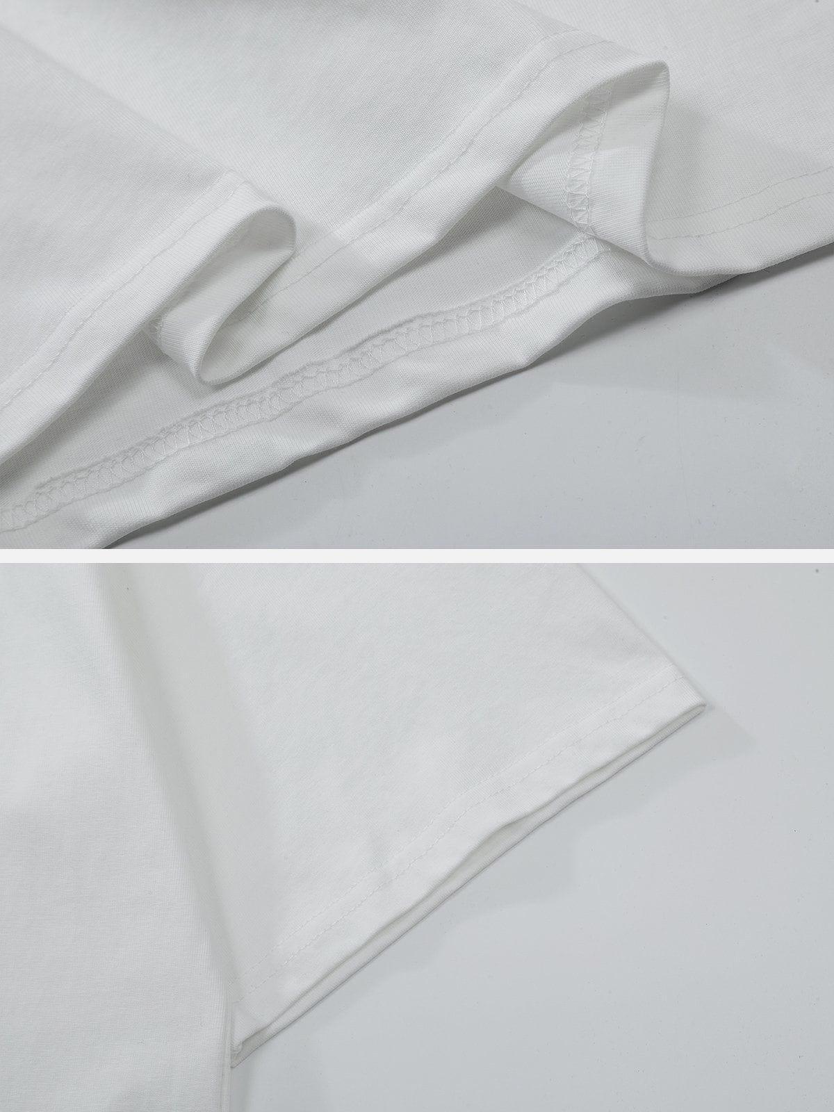 1984® - Embroidery Split Heart Short Sleeve Shirts - 1984brand