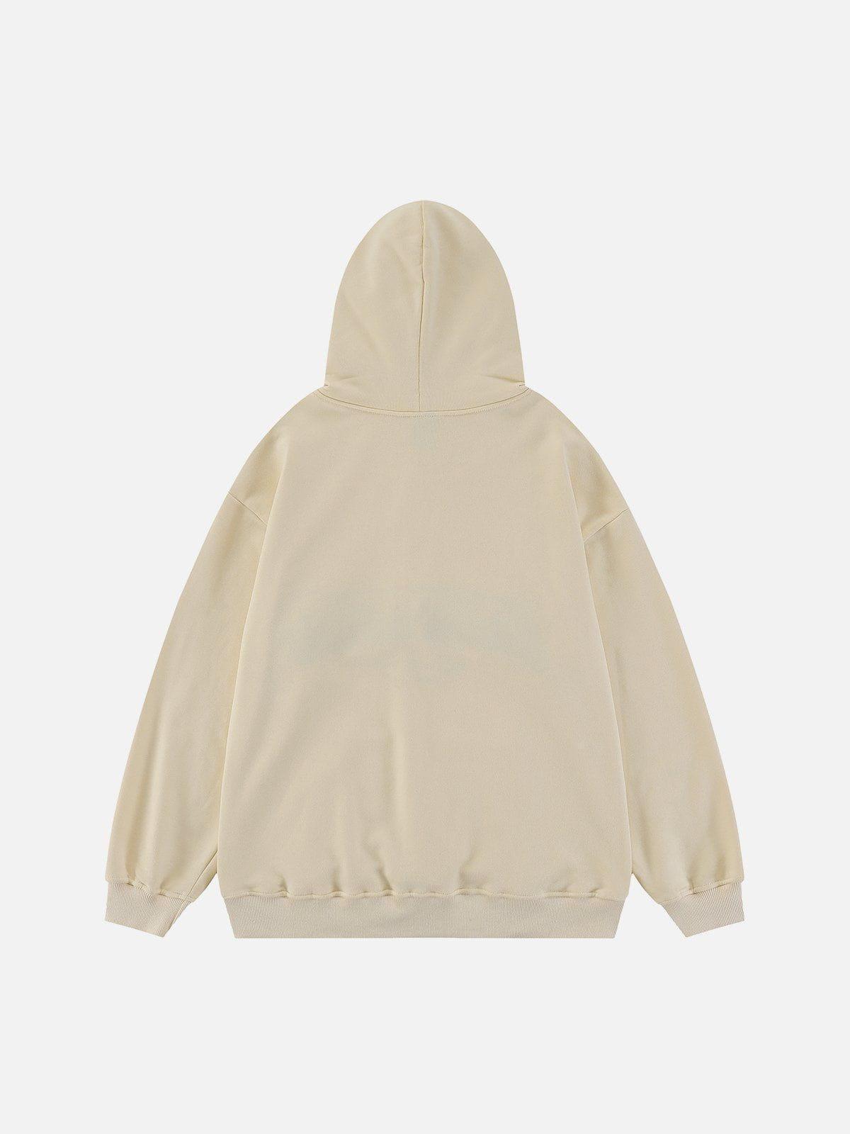 1984® - Flame Flocking Letters Hoodie - 1984brand