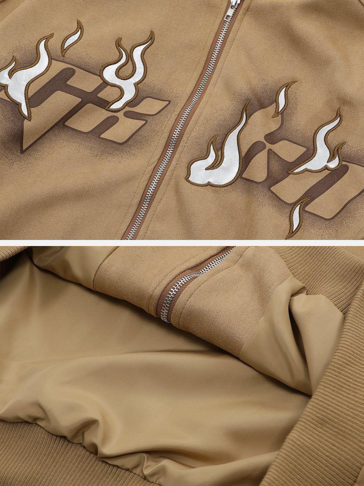 1984® - Flame Zipper Design Hoodie - 1984brand