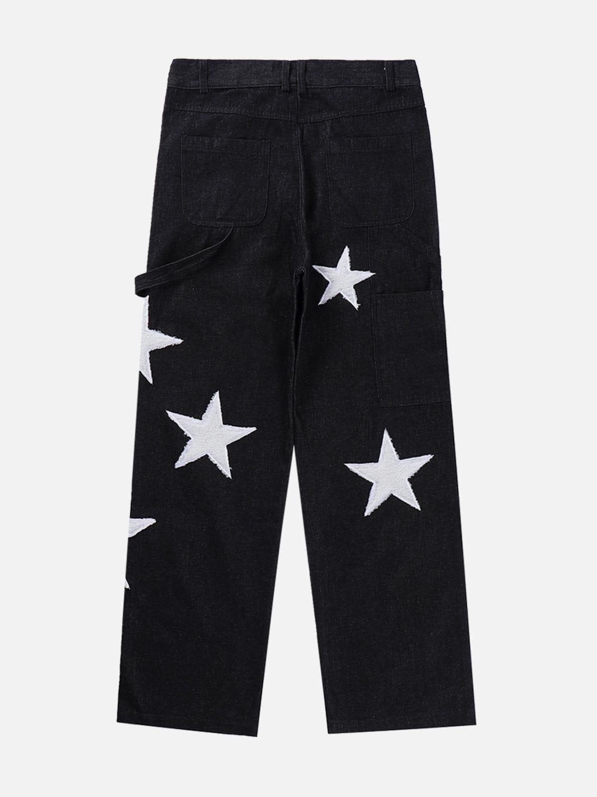 1984® - Flocked Pentagram Jeans - 1984brand