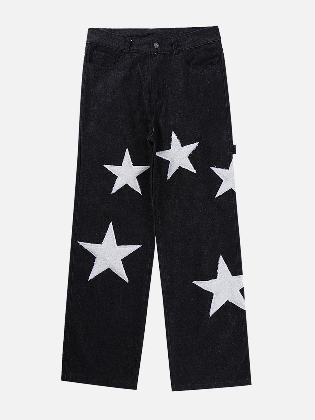 1984® - Flocked Pentagram Jeans - 1984brand