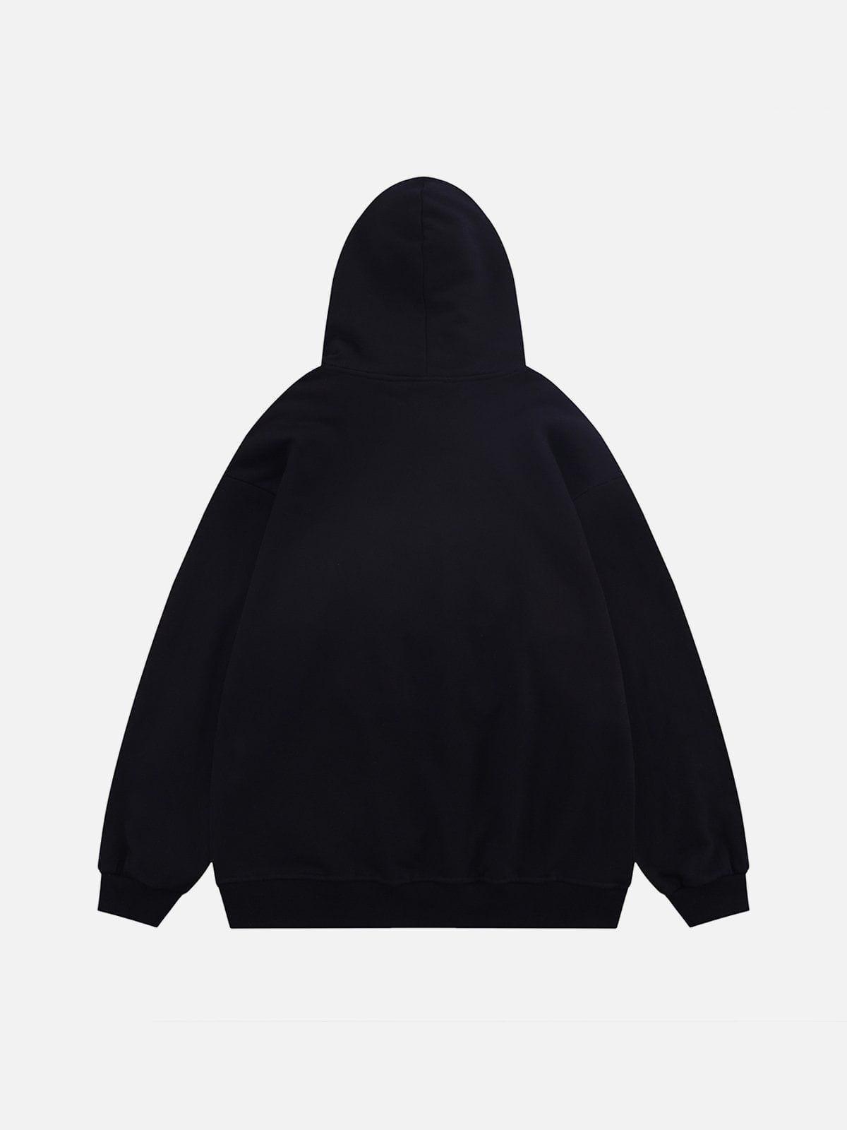 1984® - Flocked Stars Print Hoodie - 1984brand