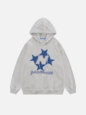 1984® - Flocked Stars Print Hoodie - 1984brand