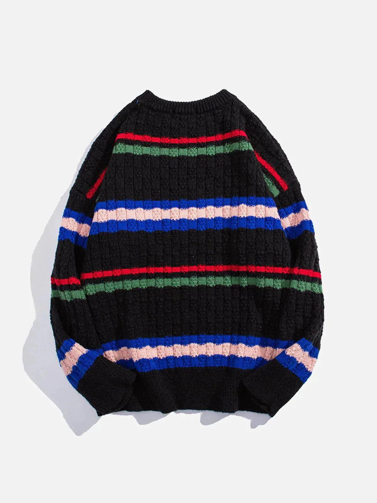 1984® - Flocking Colourful Letter Sweater - 1984brand