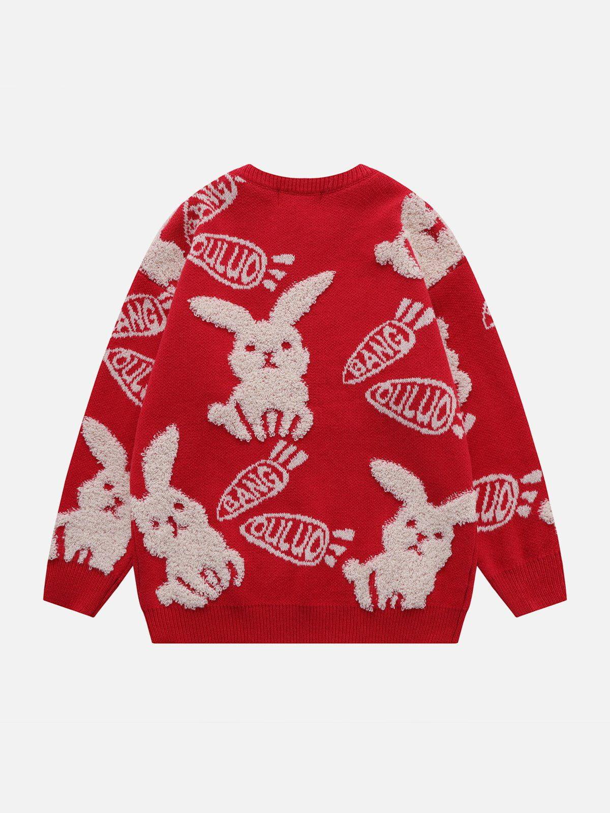 1984® - Flocking Rabbit Knit Sweater - 1984brand