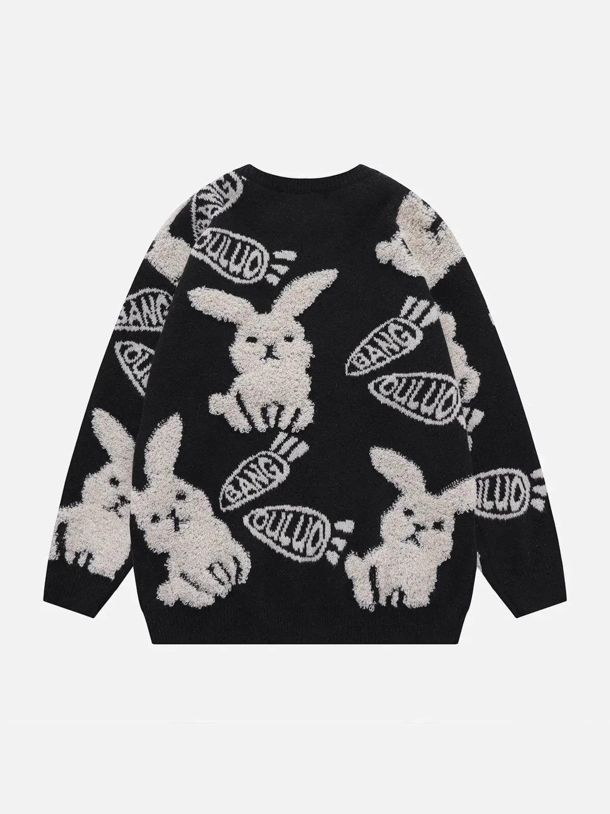 1984® - Flocking Rabbit Knit Sweater - 1984brand