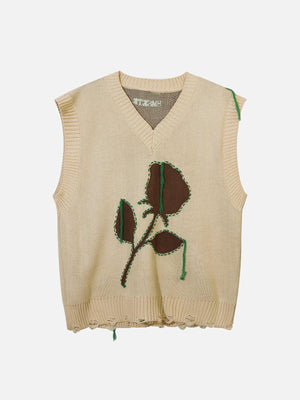 1984® - Flower Ribbon Sweater Vest - 1984brand