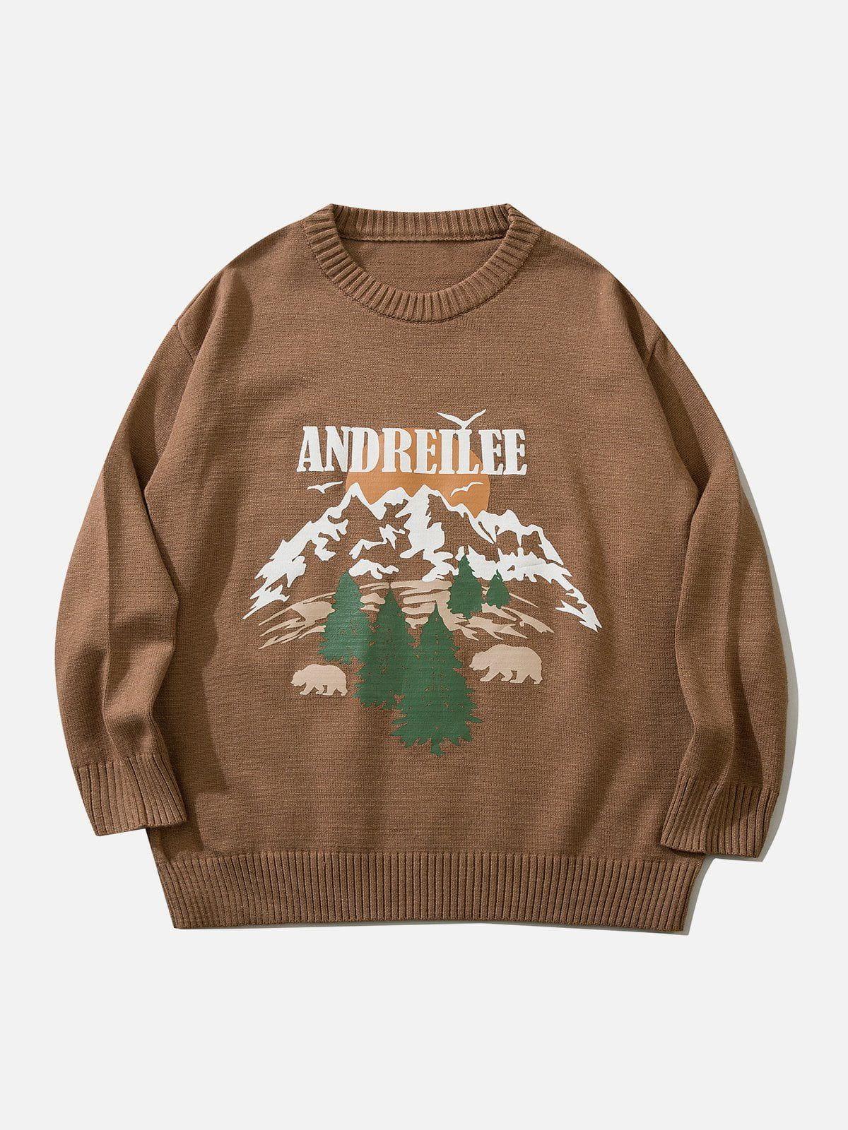 1984® - Forest Landscape Print Sweater - 1984brand