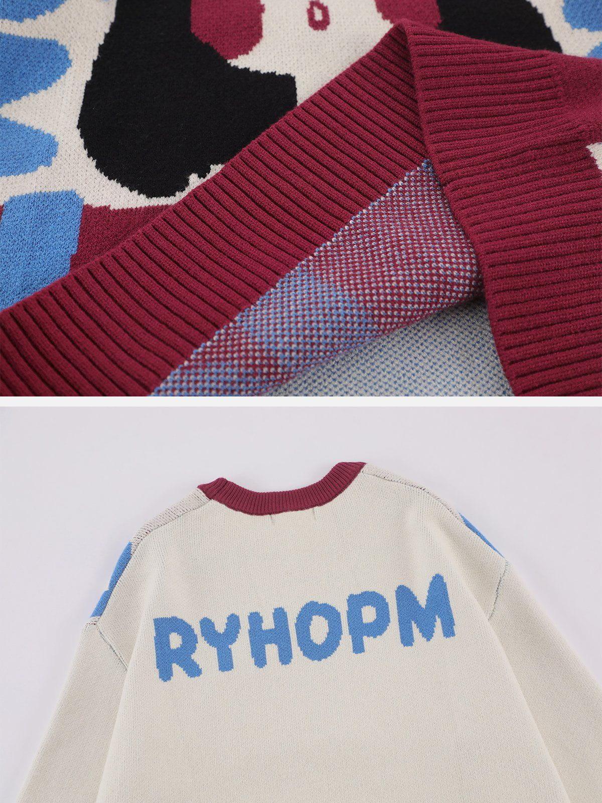 1984® - Fun Jacquard Patch Sweater - 1984brand